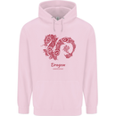 Chinese Zodiac Shengxiao Year of the Dragon Childrens Kids Hoodie Light Pink