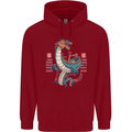 Chinese Zodiac Shengxiao Year of the Dragon Childrens Kids Hoodie Red