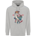 Chinese Zodiac Shengxiao Year of the Dragon Childrens Kids Hoodie Sports Grey
