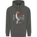 Chinese Zodiac Shengxiao Year of the Dragon Childrens Kids Hoodie Storm Grey