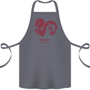 Chinese Zodiac Shengxiao Year of the Dragon Cotton Apron 100% Organic Steel