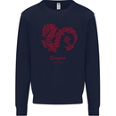 Chinese Zodiac Shengxiao Year of the Dragon Kids Sweatshirt Jumper Navy Blue