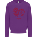 Chinese Zodiac Shengxiao Year of the Dragon Kids Sweatshirt Jumper Purple