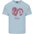 Chinese Zodiac Shengxiao Year of the Dragon Kids T-Shirt Childrens Light Blue