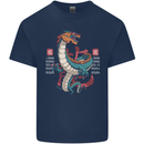 Chinese Zodiac Shengxiao Year of the Dragon Kids T-Shirt Childrens Navy Blue