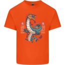 Chinese Zodiac Shengxiao Year of the Dragon Kids T-Shirt Childrens Orange