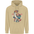 Chinese Zodiac Shengxiao Year of the Dragon Mens 80% Cotton Hoodie Sand