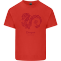 Chinese Zodiac Shengxiao Year of the Dragon Mens Cotton T-Shirt Tee Top Red