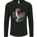 Chinese Zodiac Shengxiao Year of the Dragon Mens Long Sleeve T-Shirt Black