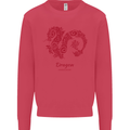 Chinese Zodiac Shengxiao Year of the Dragon Mens Sweatshirt Jumper Heliconia