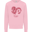 Chinese Zodiac Shengxiao Year of the Dragon Mens Sweatshirt Jumper Light Pink