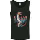 Chinese Zodiac Shengxiao Year of the Dragon Mens Vest Tank Top Black