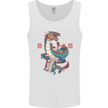 Chinese Zodiac Shengxiao Year of the Dragon Mens Vest Tank Top White