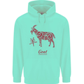 Chinese Zodiac Shengxiao Year of the Goat Childrens Kids Hoodie Peppermint