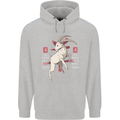 Chinese Zodiac Shengxiao Year of the Goat Childrens Kids Hoodie Sports Grey