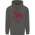 Chinese Zodiac Shengxiao Year of the Goat Childrens Kids Hoodie Storm Grey