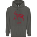 Chinese Zodiac Shengxiao Year of the Goat Childrens Kids Hoodie Storm Grey