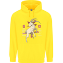 Chinese Zodiac Shengxiao Year of the Goat Childrens Kids Hoodie Yellow