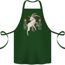 Chinese Zodiac Shengxiao Year of the Goat Cotton Apron 100% Organic Forest Green