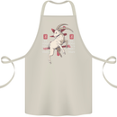Chinese Zodiac Shengxiao Year of the Goat Cotton Apron 100% Organic Natural
