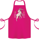 Chinese Zodiac Shengxiao Year of the Goat Cotton Apron 100% Organic Pink