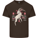 Chinese Zodiac Shengxiao Year of the Goat Kids T-Shirt Childrens Chocolate