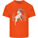 Chinese Zodiac Shengxiao Year of the Goat Kids T-Shirt Childrens Orange