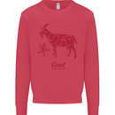Chinese Zodiac Shengxiao Year of the Goat Mens Sweatshirt Jumper Heliconia
