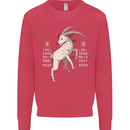 Chinese Zodiac Shengxiao Year of the Goat Mens Sweatshirt Jumper Heliconia