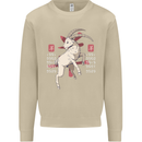 Chinese Zodiac Shengxiao Year of the Goat Mens Sweatshirt Jumper Sand