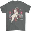 Chinese Zodiac Shengxiao Year of the Goat Mens T-Shirt Cotton Gildan Charcoal