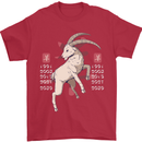 Chinese Zodiac Shengxiao Year of the Goat Mens T-Shirt Cotton Gildan Red