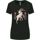 Chinese Zodiac Shengxiao Year of the Goat Womens Wider Cut T-Shirt Black