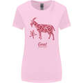 Chinese Zodiac Shengxiao Year of the Goat Womens Wider Cut T-Shirt Light Pink