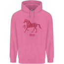 Chinese Zodiac Shengxiao Year of the Horse Childrens Kids Hoodie Azalea