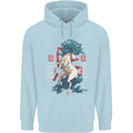 Chinese Zodiac Shengxiao Year of the Horse Childrens Kids Hoodie Light Blue
