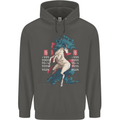 Chinese Zodiac Shengxiao Year of the Horse Childrens Kids Hoodie Storm Grey