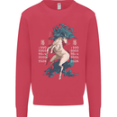 Chinese Zodiac Shengxiao Year of the Horse Mens Sweatshirt Jumper Heliconia
