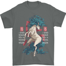 Chinese Zodiac Shengxiao Year of the Horse Mens T-Shirt Cotton Gildan Charcoal