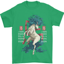 Chinese Zodiac Shengxiao Year of the Horse Mens T-Shirt Cotton Gildan Irish Green