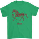 Chinese Zodiac Shengxiao Year of the Horse Mens T-Shirt Cotton Gildan Irish Green