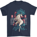 Chinese Zodiac Shengxiao Year of the Horse Mens T-Shirt Cotton Gildan Navy Blue