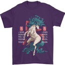 Chinese Zodiac Shengxiao Year of the Horse Mens T-Shirt Cotton Gildan Purple