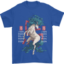 Chinese Zodiac Shengxiao Year of the Horse Mens T-Shirt Cotton Gildan Royal Blue