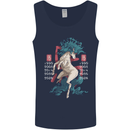Chinese Zodiac Shengxiao Year of the Horse Mens Vest Tank Top Navy Blue