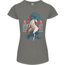 Chinese Zodiac Shengxiao Year of the Horse Womens Petite Cut T-Shirt Charcoal
