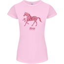 Chinese Zodiac Shengxiao Year of the Horse Womens Petite Cut T-Shirt Light Pink