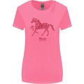 Chinese Zodiac Shengxiao Year of the Horse Womens Wider Cut T-Shirt Azalea