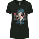 Chinese Zodiac Shengxiao Year of the Horse Womens Wider Cut T-Shirt Black