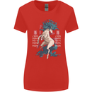 Chinese Zodiac Shengxiao Year of the Horse Womens Wider Cut T-Shirt Red